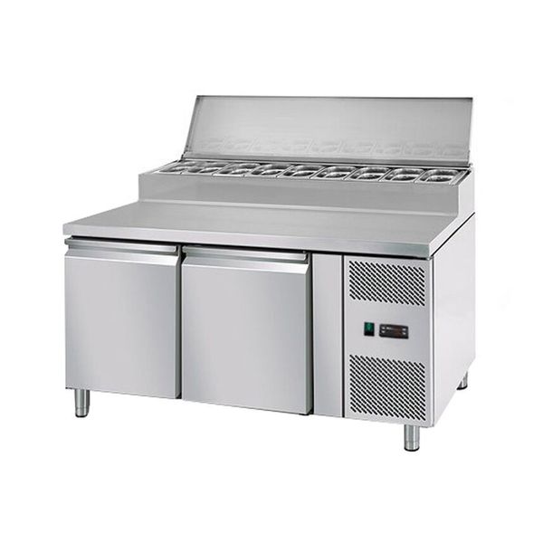 Zubereitungstisch ECO - 1510mm - 2 Türen - für 8x GN 1/3