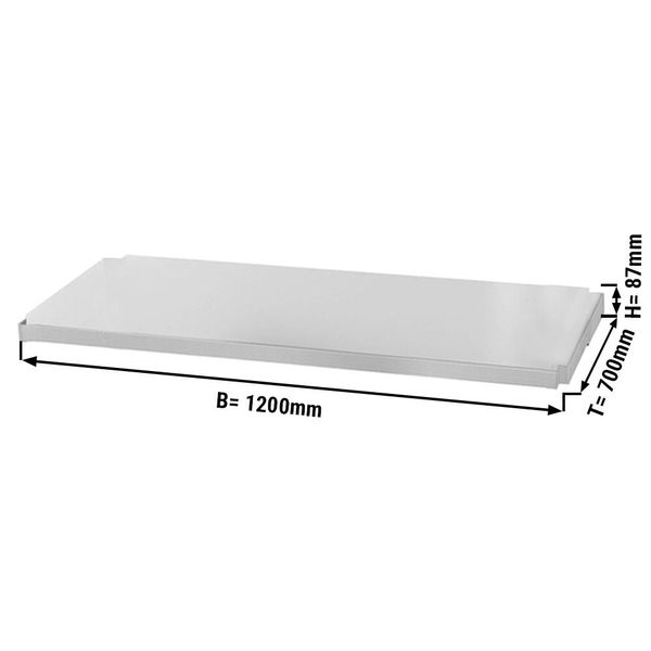 Zwischenboden - 1200x663mm - passend für Arbeitstische ATK127 & ATK127A