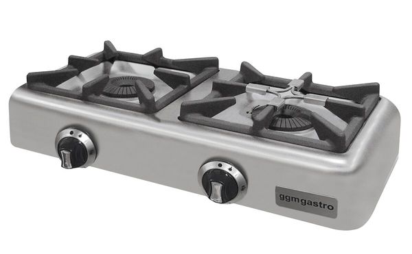 Gasherd - 8 kW - 2 Brenner