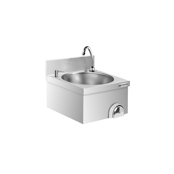Handwaschbecken - Edelstahl - mit Seifenspender