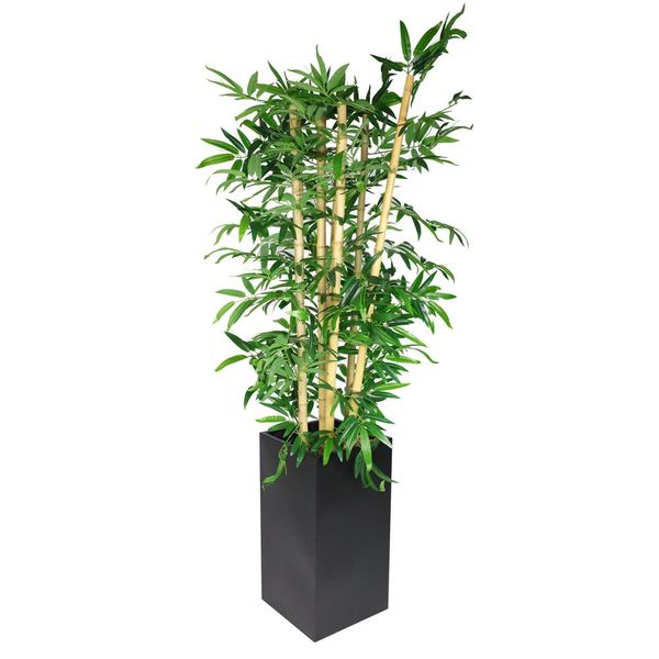 Kunstpflanze "Bambus" - 210cm - mit Topf