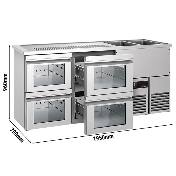 Folat 24087 Partybrille - Bierzähler - Beer Count - Schwarz - Festbrille, Mottoparty, Karneval, Bierfestbrille