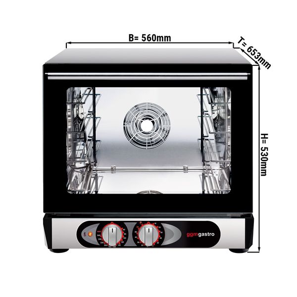 Forno a convezione KOMPACT - Manuale - 4 teglie | GGM Gastro