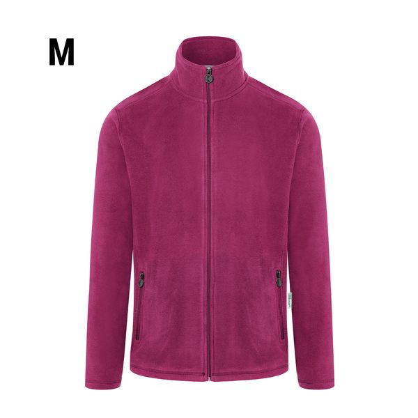 KARLOWSKY Mens Workwear Fleece Jacket Warm Up Fuchsia Size M