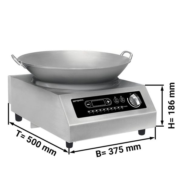 PKIW, Vitrocerámica de inducción wok