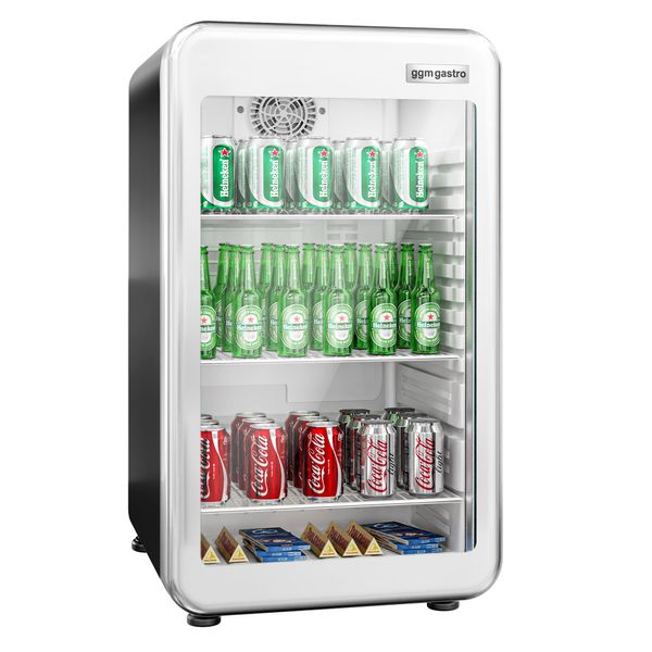Minibar-Kühlschrank - 500mm - 113 Liter - 1 Glastür & LED-Beleuchtung