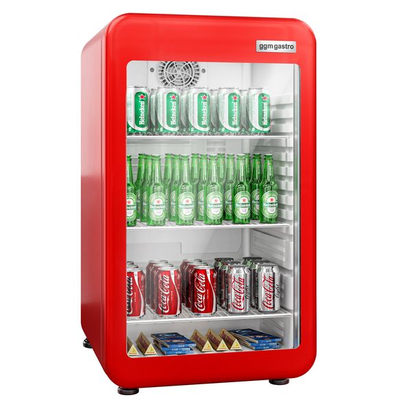 Réfrigérateur minibar - 500mm - 113 litres - 1 porte vitrée