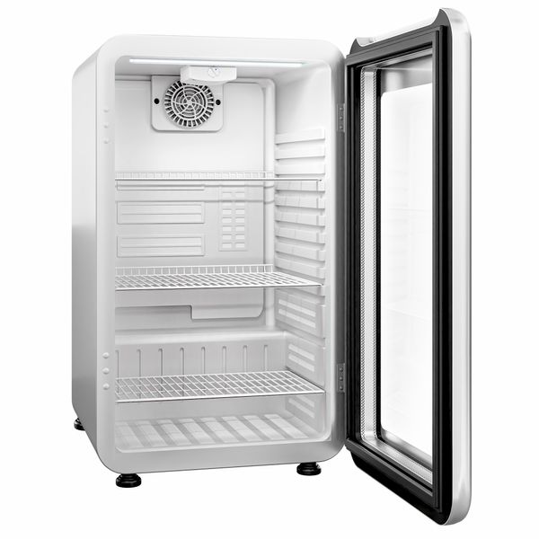 Refrigerador minibar - 113 litros - con 1 puerta de cristal - Blanco