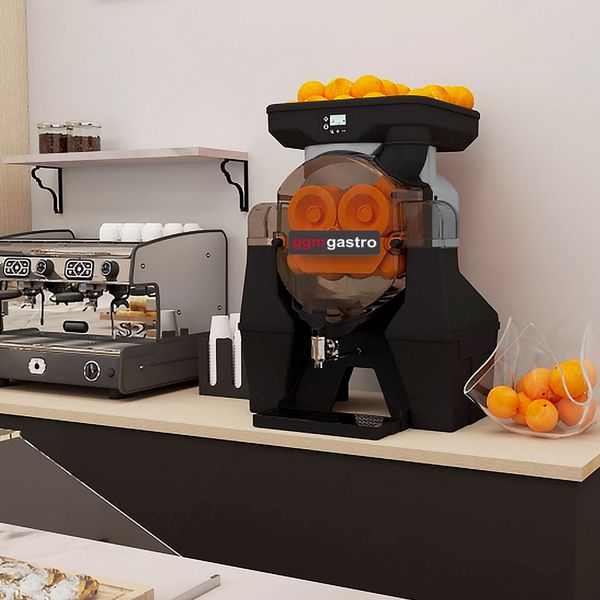 Presse oranges électrique - Argent - Alimentation d'oranges manuelle -  Inclus mode de nettoyage automatique