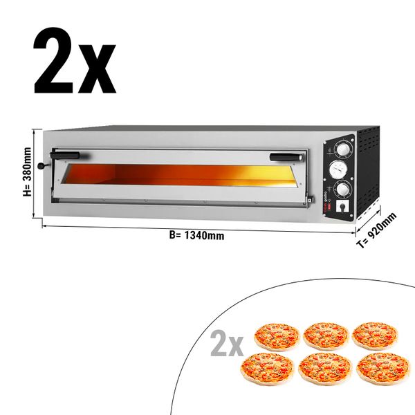Forno elettrico 6+6 pizze (START 66) – Cheftek