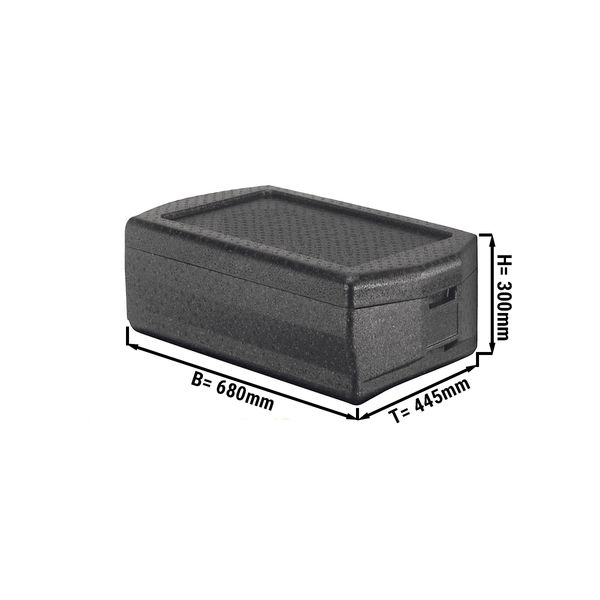 Thermobox Plus GN 1/1 - 35,2 Liter, Isolierbox, Styroporbox, Polibox, Warmhaltebox