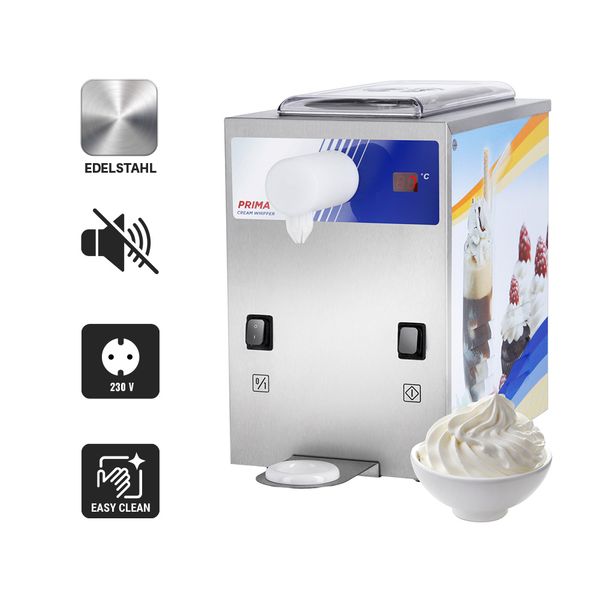 ANCLLO Dispenser di panna montata Dispenser di panna Whipper Dispenser di crema Schiuma in acciaio inox Macchina per panna montata portatile per caffè Dessert Cake Bake 500ML 