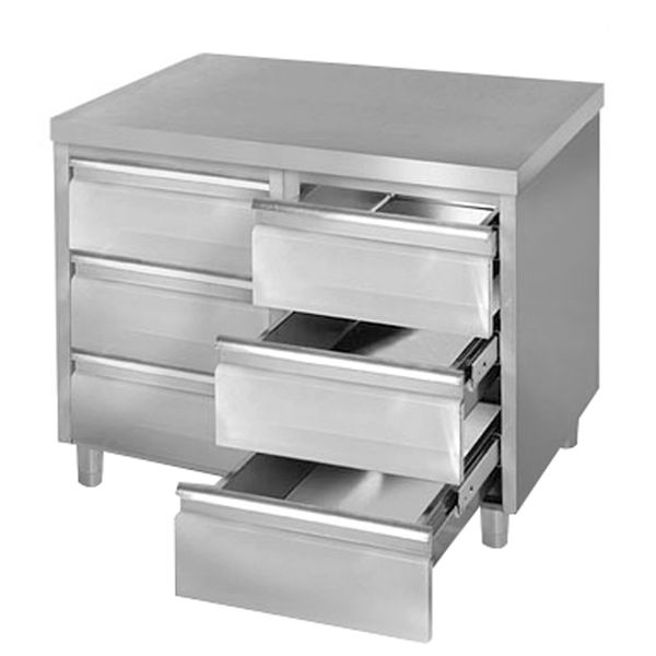 schubladenschrank premium 1 0 m mit 6 schubladen