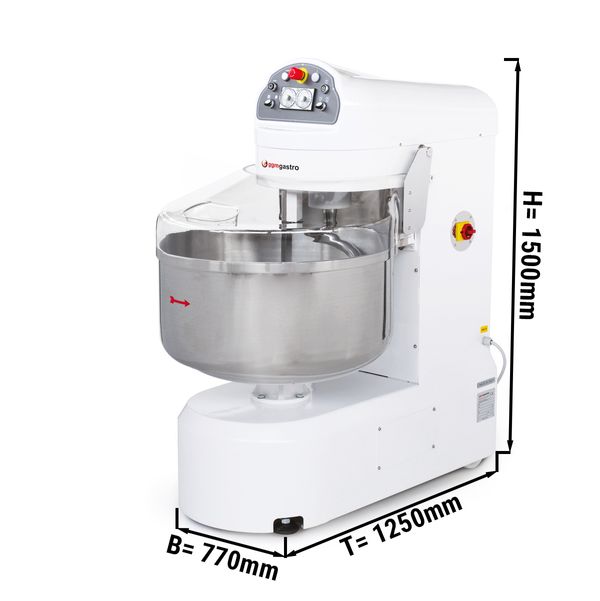 Teigknetmaschine Spiralkneter ideal für Bäckereien 32 L 25 kg 230 V Gastlando 