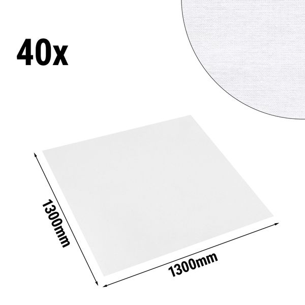Sous-nappe En Feutre Vert Casatessile - Protection De Table 110x180 Cm Pour 8 Personnes - Fabriqué En Italie
