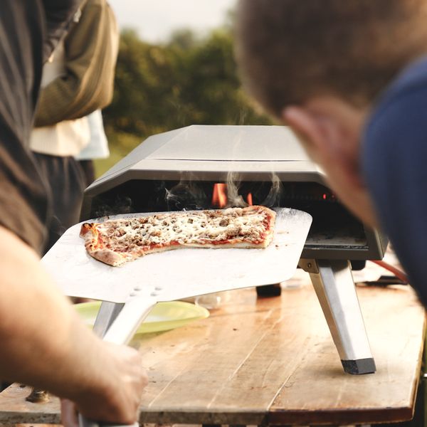 Toboli Forno per pizza a gas con pietra Ø330mm con funzione girevole  Fornetto portatile da esterno